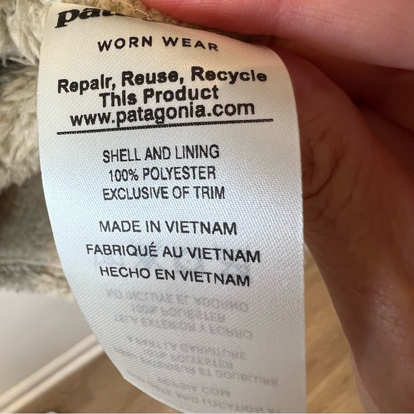 Patagonia Quarter Zip Los Gatos Fleece in‎ Shroom Taupe - Picture 4 of 6